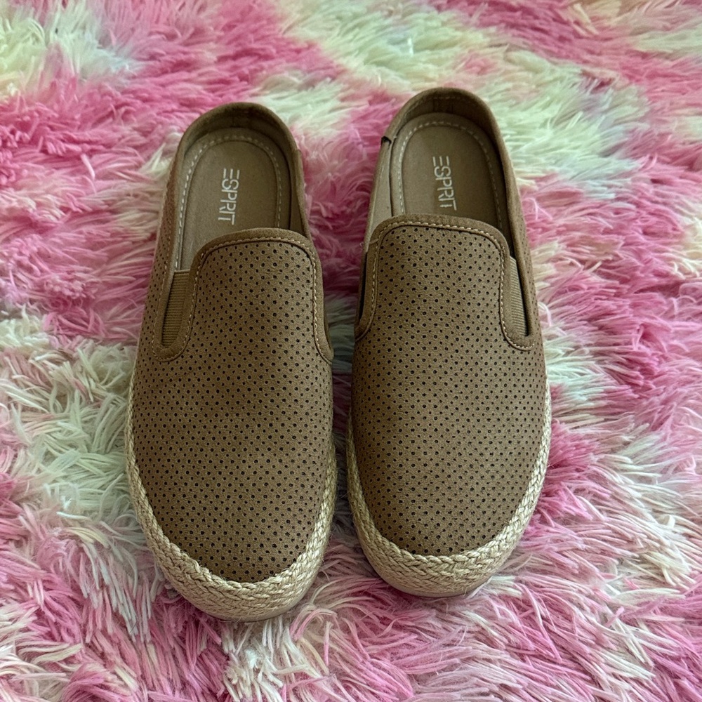 Esprit Tan Slip-On Shoes